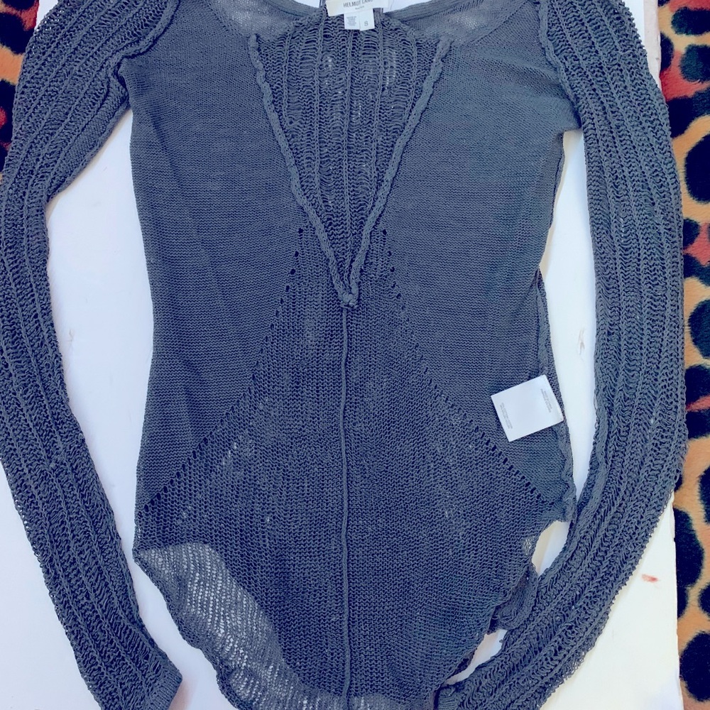 Helmut Lang designer long sleeve shirt size s